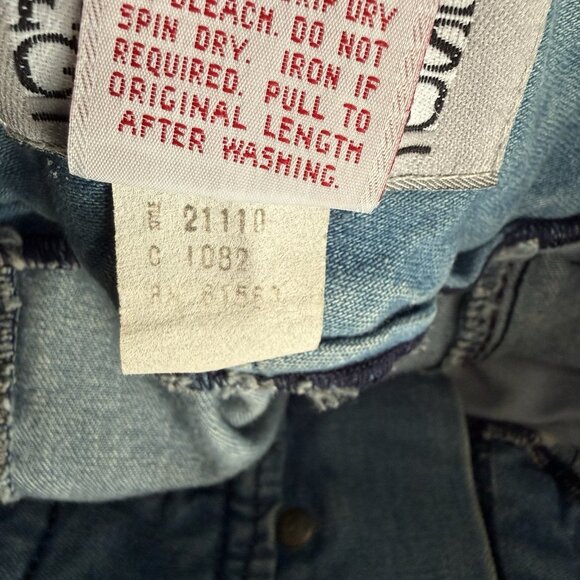 Vintage Marithe Francois Girbaud Pleated High Rise Loose Jeans Sz 7/8 28” Waist - Picture 8 of 9